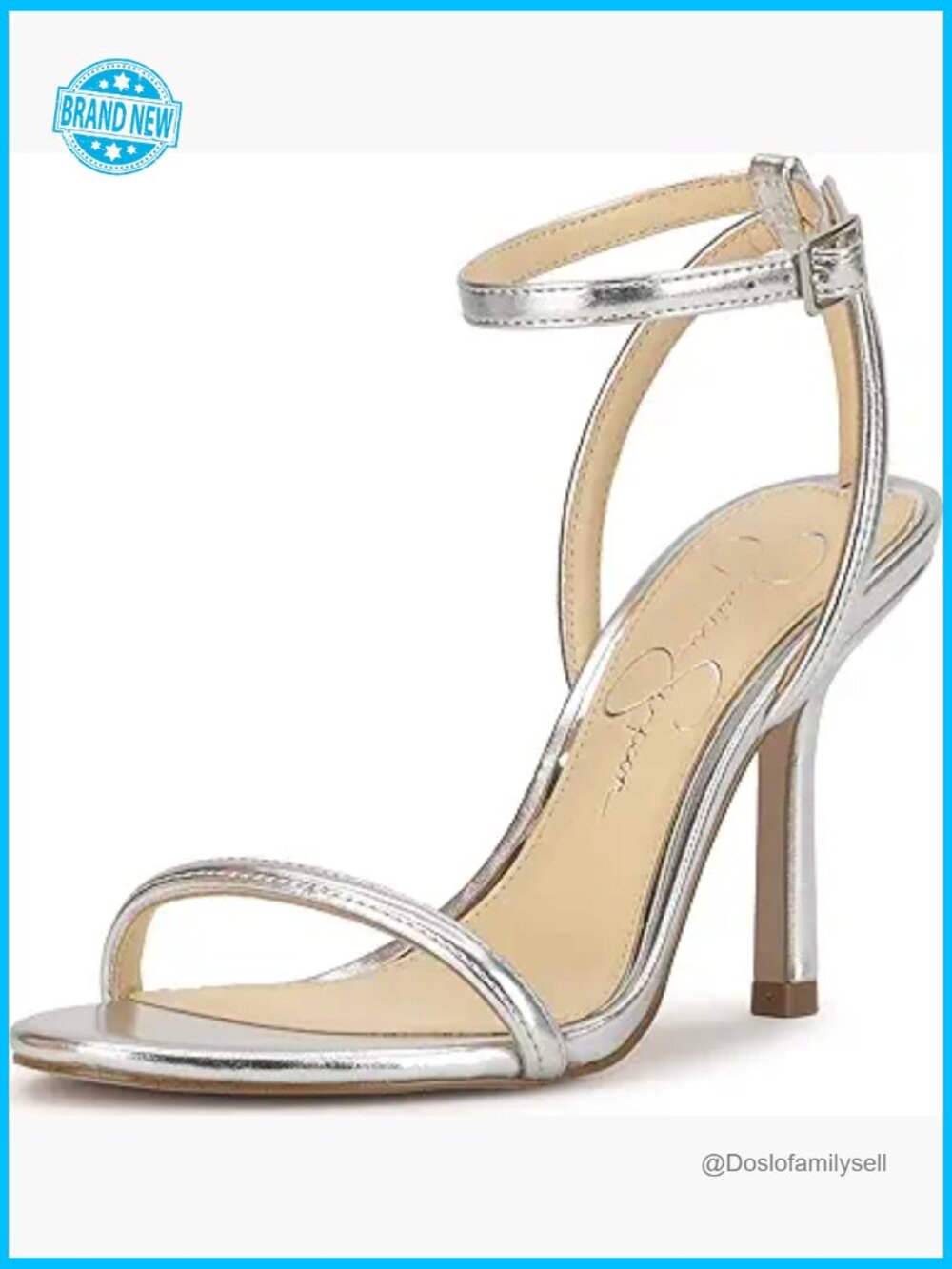 Elegant Heeled Sandals with Ankle Strap Stiletto Heel Open Toe for Parties and